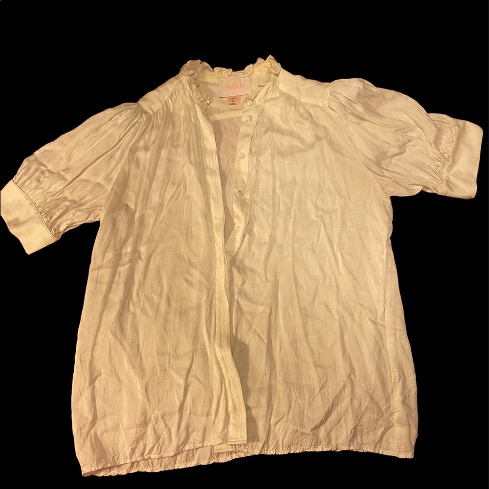 Selkie White Blouse XL